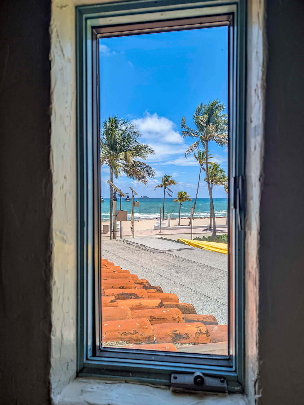 The view through one of Casablanca's windows wasn't bad either.