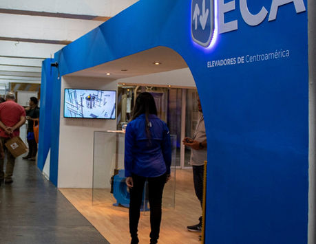 Stand Elevadores de Centroamérica CONSTRUEXPO El Salvador / Barrilete Agencia Creativa 
