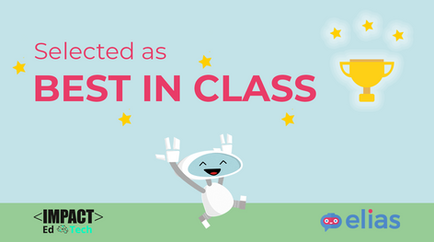 Elias Robot Amongst The TOP 3 European Remote Learning Solutions Awarded BEST-IN-CLASS
