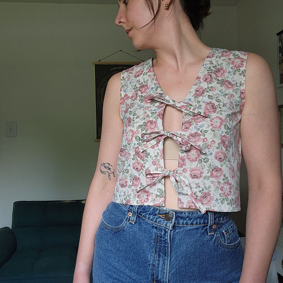 Thumbnail: Cottage Tie-Front Top