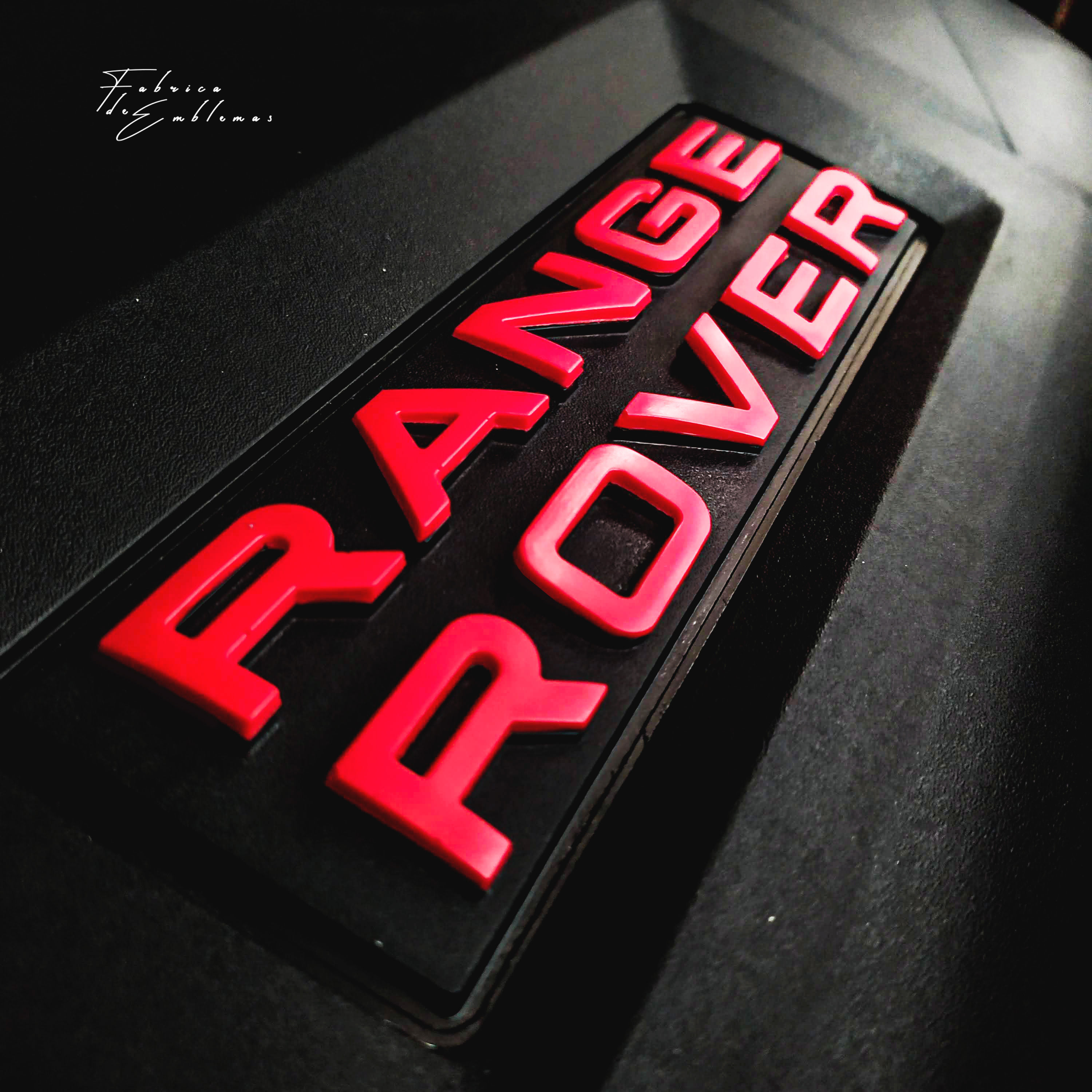 Letras para tapa de motor Evoque 2012-2014