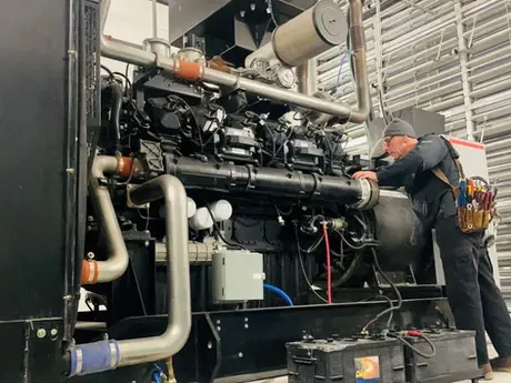 industrial generator testing