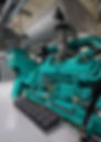 Turquoise Blue Diesel Generator Set