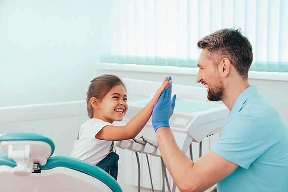 dentist and child