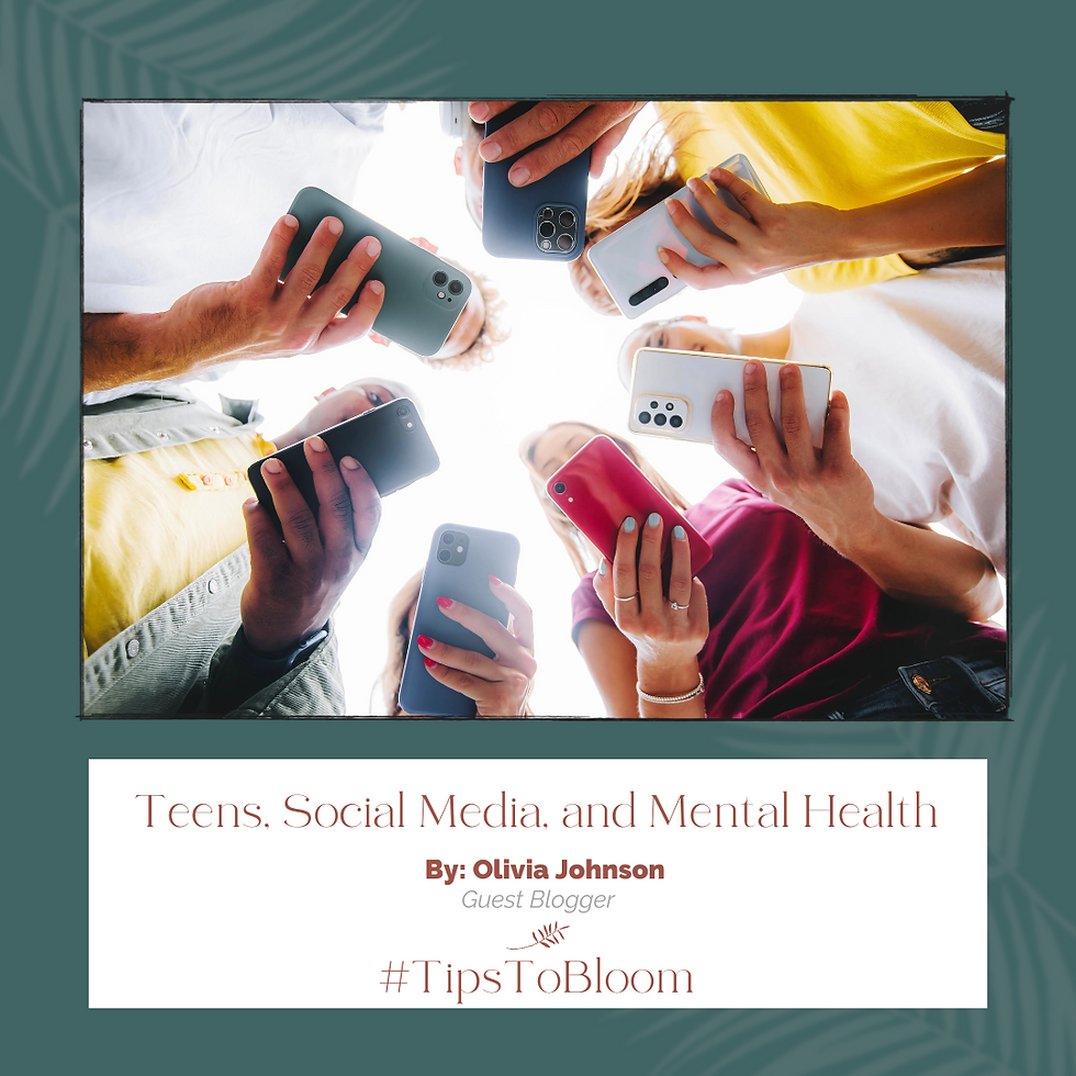 Teens, Social Media, and Mental Health poster