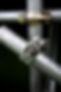 clasps and fasteners on scaffolding