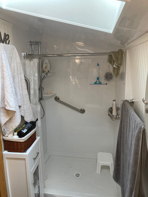 new shower