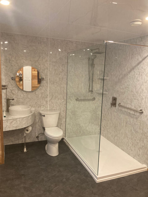 newly renovated bathroom