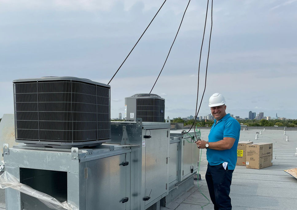 Furnace work by CYRUS Heating & Cooling