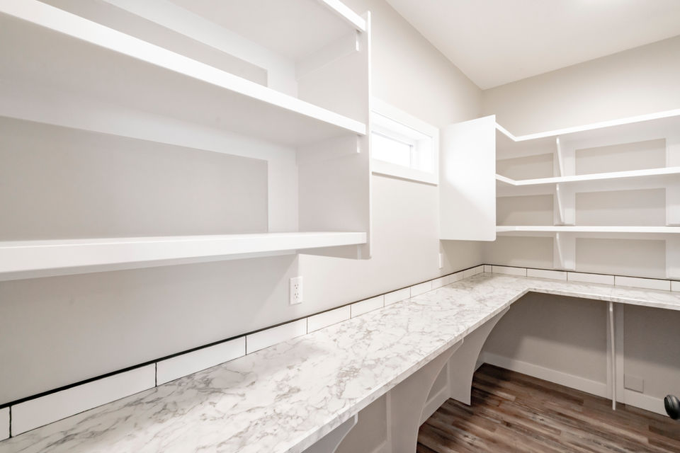 custom home build interior