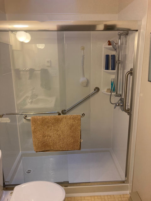 new shower