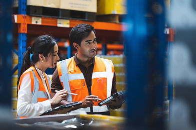 warehouse workers