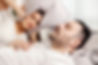 couple struggling with sleep apnea