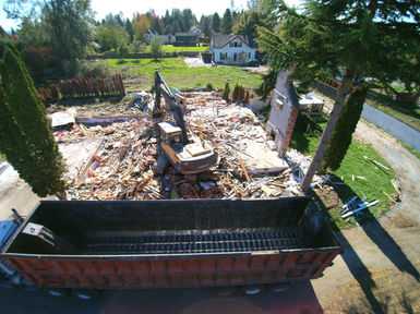 Residential demolition project by Assertive Demolition