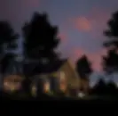 home at sundown with a generator