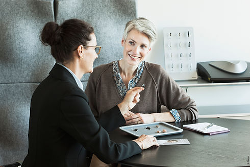 consultant et cliente
