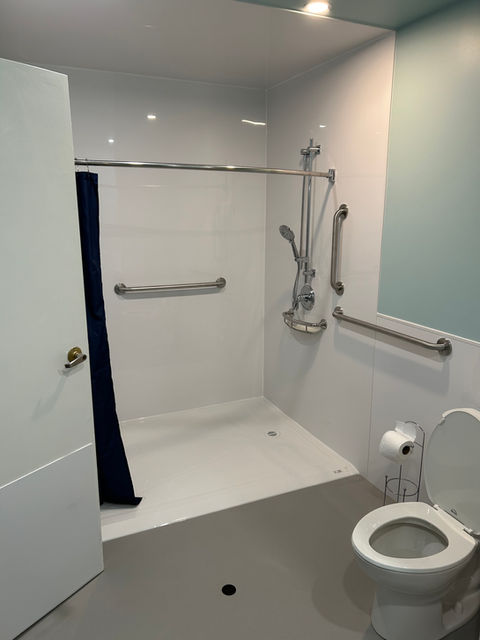 new shower installation