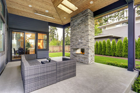 Réalisation de votre galerie ou patio en béton.