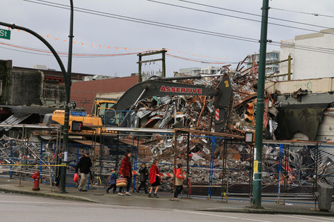 commercial building demolition by Assertive Demolition
