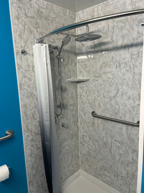 new shower installation