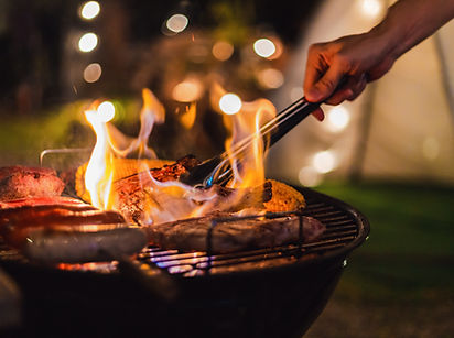 barbecue de camping / camping barbecue