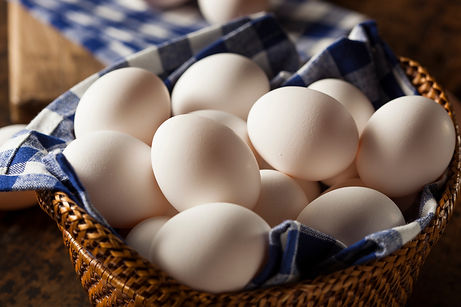 white eggs