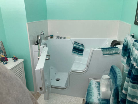 new walk-in bathtub