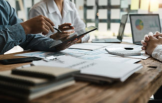 professional financial meeting