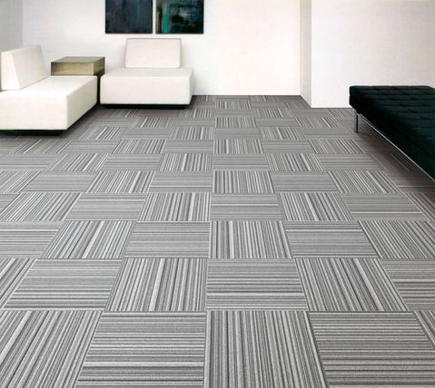 carpet tiles in reception area