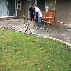 old concrete removal