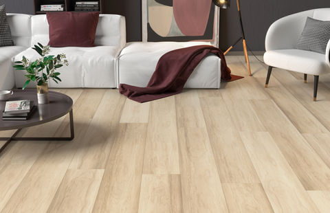 vinyl flooring of living room