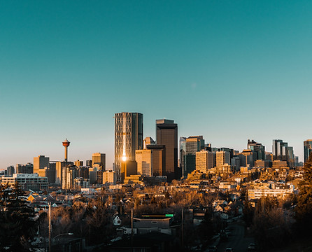 view of downtown calgary skyline