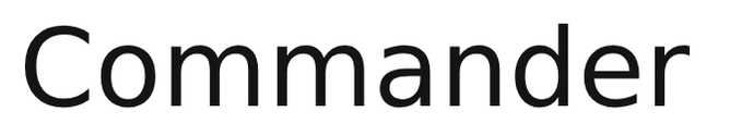 Commander logo