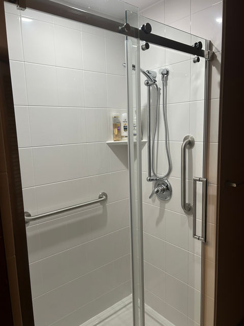 new shower installation