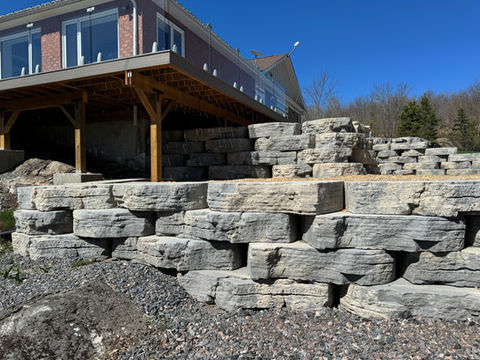 work by Wolf Lake Construction Inc. 