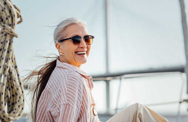 woman wearing sunglasses