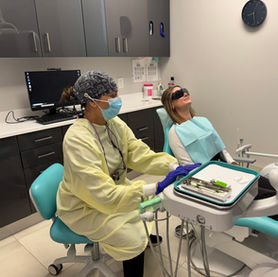dentist and patient