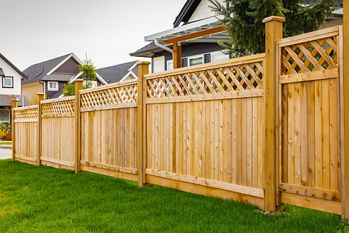 wooden fence