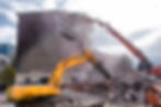 demolition of an urban building