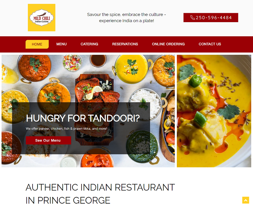 Restaurants Website