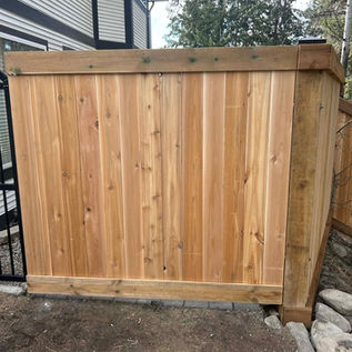 wood fence