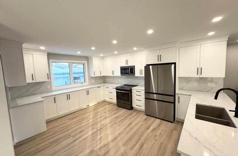 new remodeled kitchen