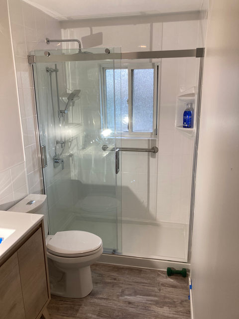 new shower