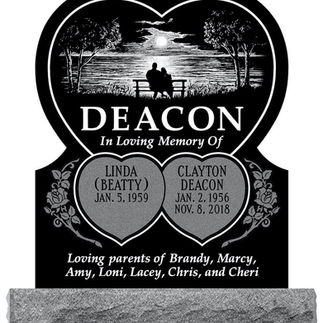 etched gravestone