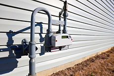 natural gas meter exterior