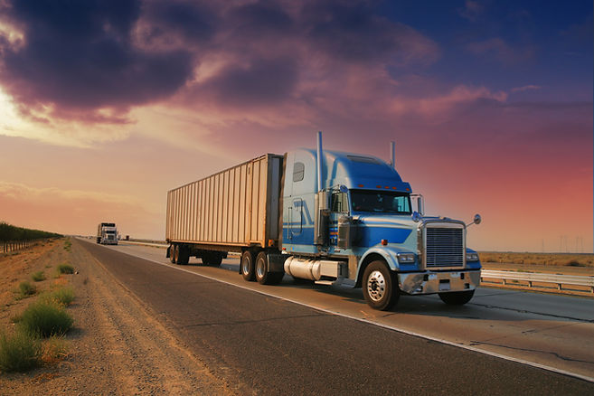 camion sur la route