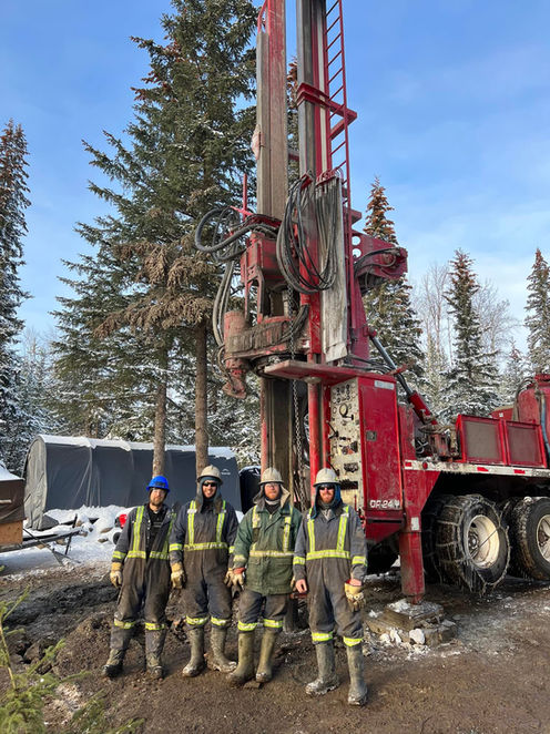 RDE Drilling Services trucks and equipment