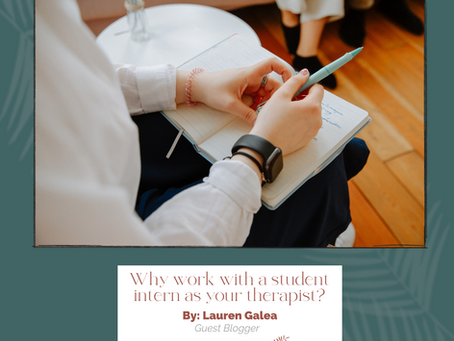 Opportunities to Bloom with a Student Intern as your Therapist poster
