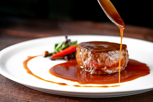 sauce sur la viande
