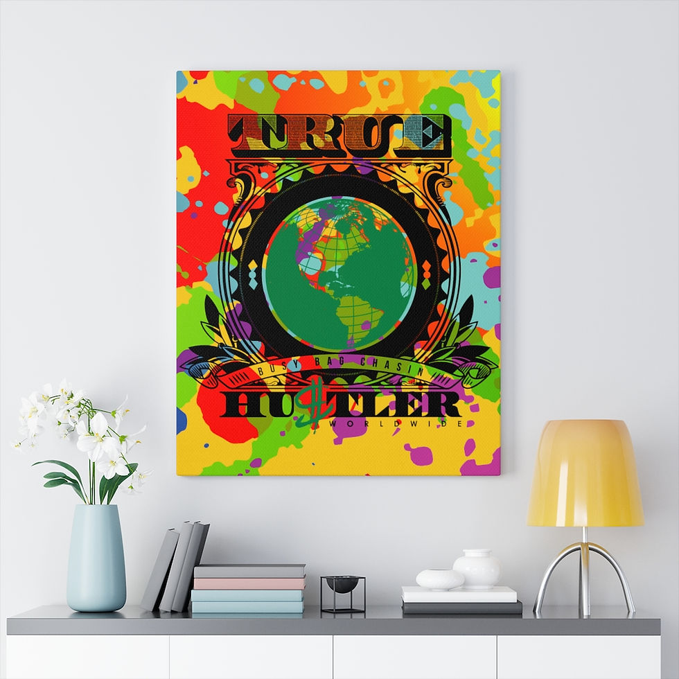 Thumbnail: True Hustler World Wide Canvas